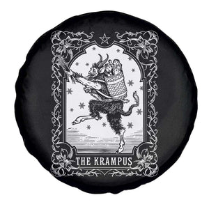 Christmas Krampus Spare Tire Cover Pagan Yule Nordic Xmas Krampus Evil Tarot Card TS11 Print Your Wear