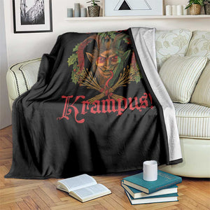 Nordic Christmas Krampus Throw Blanket Gruss Vom Krampus Pagan Yule Xmas TS11 Print Your Wear