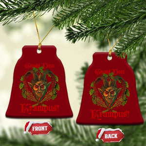 Nordic Christmas Krampus Ceramic Ornament Gruss Vom Krampus Pagan Yule Xmas TS11 Print Your Wear