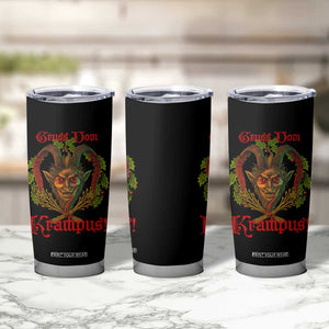 Nordic Christmas Krampus Tumbler Cup Gruss Vom Krampus Pagan Yule Xmas TS11 Print Your Wear