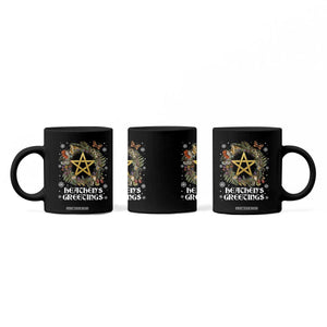 Heathens Greeting Coffee Mug Pagan Christmas Wreath Yule Holiday TS11 Print Your Wear