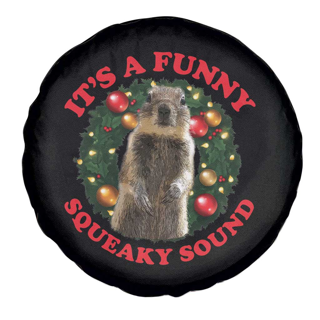 Funny Christmas Vacation Squirrel Movie Spare Tire Cover It Is A Funny Squeaky Sound Xmas Wreath TS11 Print Your Wear