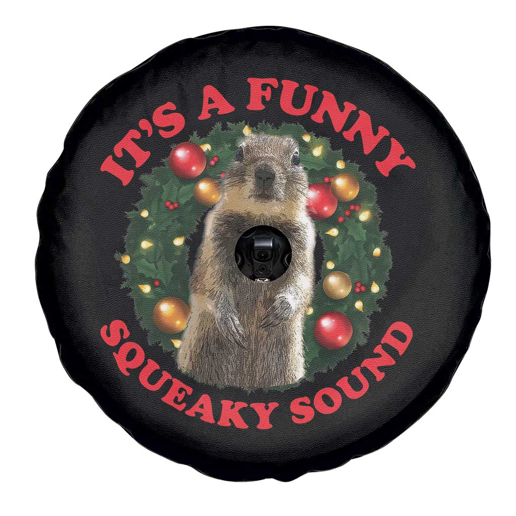 Funny Christmas Vacation Squirrel Movie Spare Tire Cover It Is A Funny Squeaky Sound Xmas Wreath TS11 Print Your Wear
