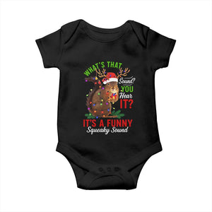 Funny Christmas Vacation Squirrel Movie Baby Onesie Whats That Sound You Hear It It Is A Funny Squeaky Sound TS11 Black Print Your Wear