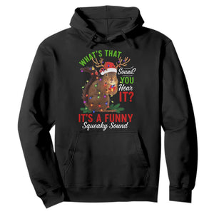 Funny Christmas Vacation Squirrel Movie Hoodie Whats That Sound You Hear It It Is A Funny Squeaky Sound TS11 Black Print Your Wear