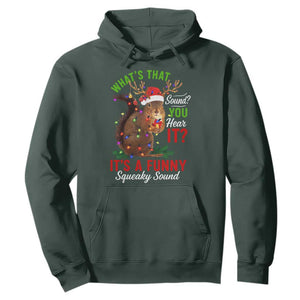 Funny Christmas Vacation Squirrel Movie Hoodie Whats That Sound You Hear It It Is A Funny Squeaky Sound TS11 Dark Forest Green Print Your Wear