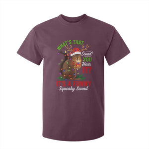 Funny Christmas Vacation Squirrel Movie T Shirt For Kid Whats That Sound You Hear It It Is A Funny Squeaky Sound TS11 Maroon Print Your Wear