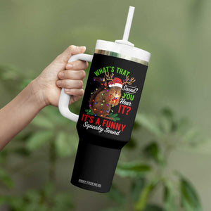 Funny Christmas Vacation Squirrel Movie Tumbler With Handle Whats That Sound You Hear It It Is A Funny Squeaky Sound TS11 Print Your Wear