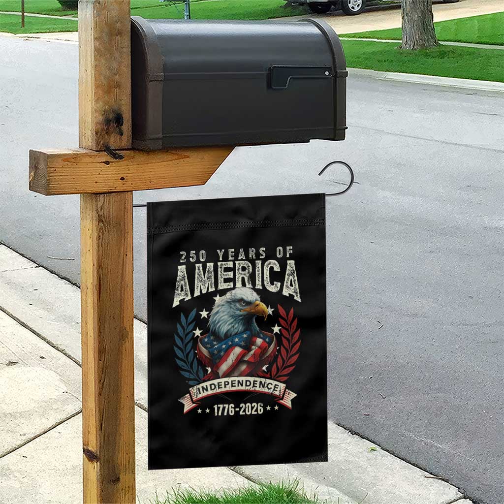 250 Years Of America Garden Flag 250th American Anniversary Independence Bald Eagle TS11 Print Your Wear