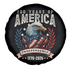 250 Years Of America Spare Tire Cover 250th American Anniversary Independence Bald Eagle TS11 Print Your Wear