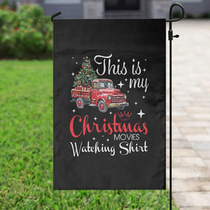 This Is My Christmas Movie Watching Garden Flag Vintage Red Truck TS11 Print Your Wear