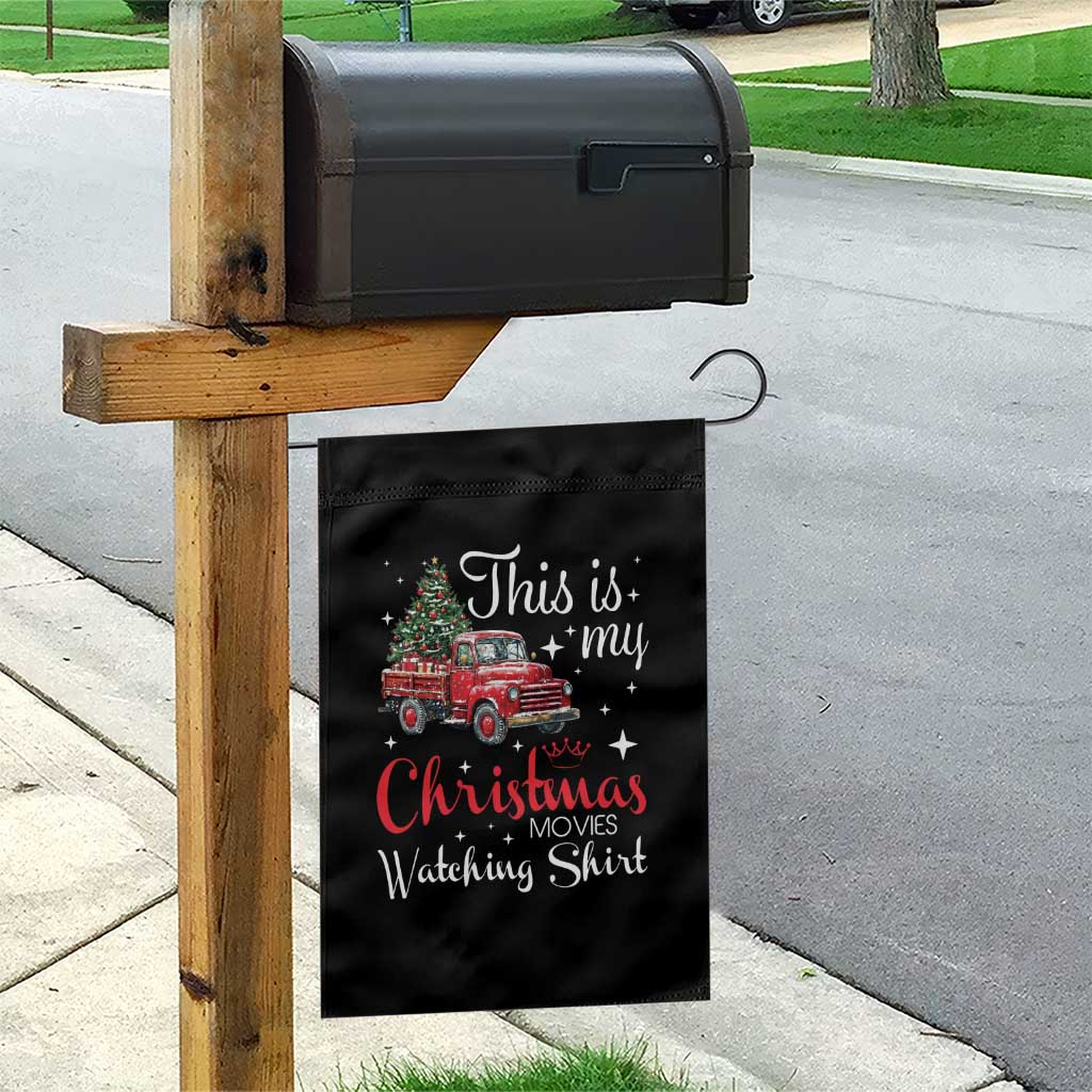 This Is My Christmas Movie Watching Garden Flag Vintage Red Truck TS11 Print Your Wear