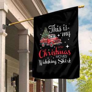 This Is My Christmas Movie Watching Garden Flag Vintage Red Truck TS11 Print Your Wear