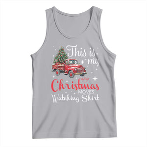 This Is My Christmas Movie Watching Tank Top Vintage Red Truck - Print Your Wear