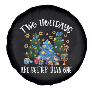 Christmas Hanukkah Spare Tire Cover Two Holidays Are Better Than One Christmukkah Tree TS11 Print Your Wear