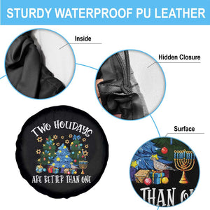 Christmas Hanukkah Spare Tire Cover Two Holidays Are Better Than One Christmukkah Tree TS11 Print Your Wear
