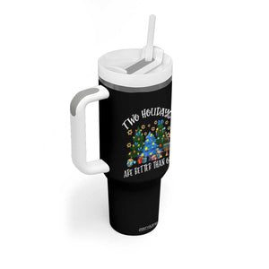 Christmas Hanukkah Tumbler With Handle Two Holidays Are Better Than One Christmukkah Tree TS11 Print Your Wear