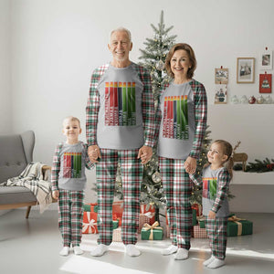 The 7 Principles Of Kwanzaa Plaid Pajama Set Kinara Candles African Heritage TS11 Christmas Plaid Print Your Wear