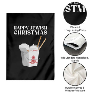 Happy Jewish Christmas Garden Flag Chinese Noodle Asian Take Out TS11 Print Your Wear