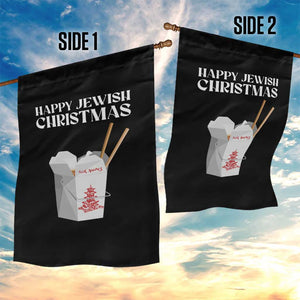 Happy Jewish Christmas Garden Flag Chinese Noodle Asian Take Out TS11 Print Your Wear