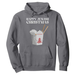 Happy Jewish Christmas Hoodie Chinese Noodle Asian Take Out TS11 Charcoal Print Your Wear