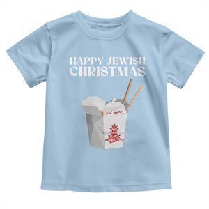 Happy Jewish Christmas Toddler T Shirt Chinese Noodle Asian Take Out TS11 Light Blue Print Your Wear
