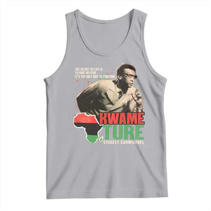 Stokely Carmichael Quote Tank Top The Secret Of Life Is To Have No Fear It's The Only Way To Function TS11 Athletic Heather Print Your Wear