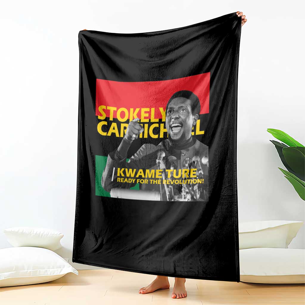 Stokely Carmichael Quote Throw Blanket Ready For The Revolution Black History Month TS11 Print Your Wear