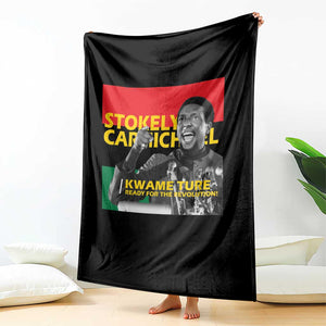 Stokely Carmichael Quote Throw Blanket Ready For The Revolution Black History Month TS11 Print Your Wear