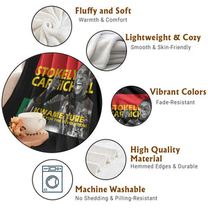 Stokely Carmichael Quote Throw Blanket Ready For The Revolution Black History Month TS11 Print Your Wear
