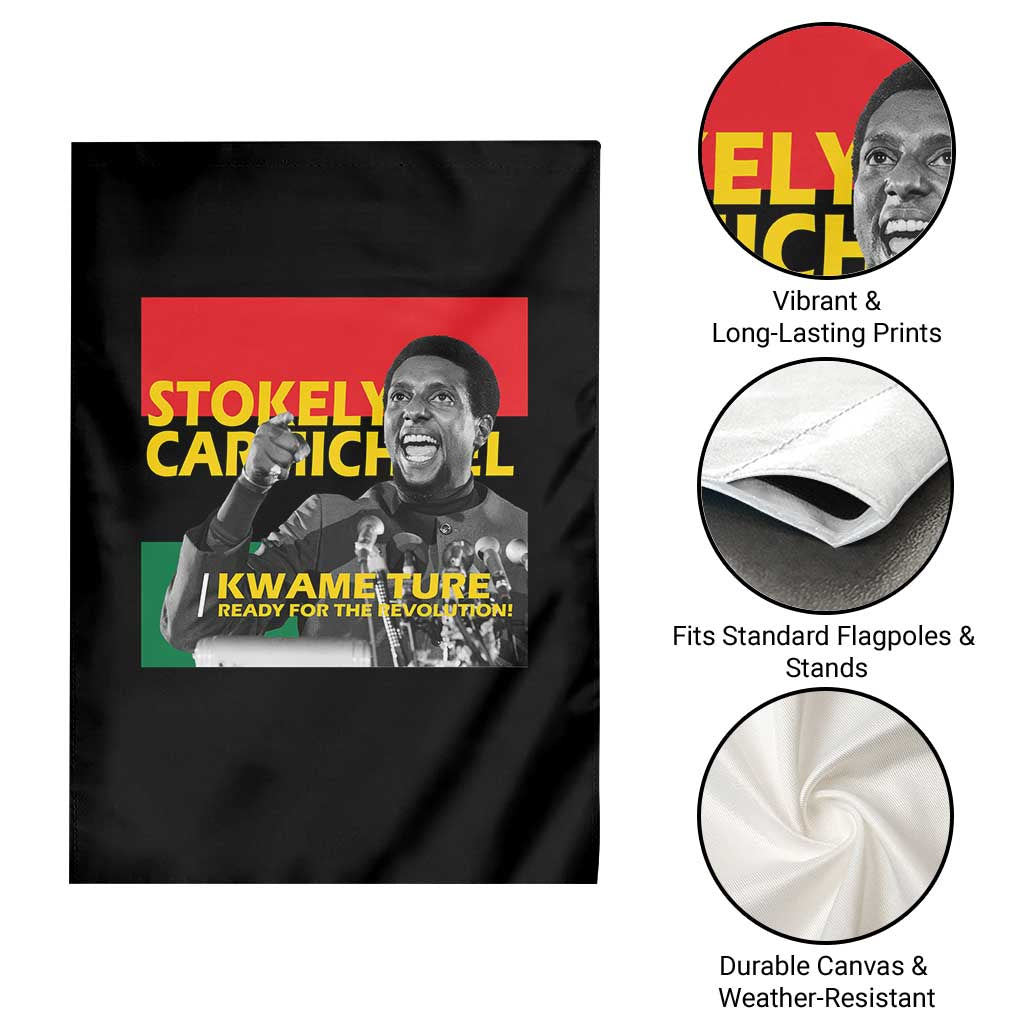 Stokely Carmichael Quote Garden Flag Ready For The Revolution Black History Month TS11 Print Your Wear