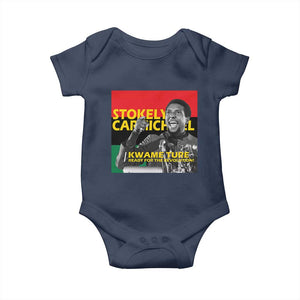 Stokely Carmichael Quote Baby Onesie Ready For The Revolution Black History Month TS11 Navy Print Your Wear
