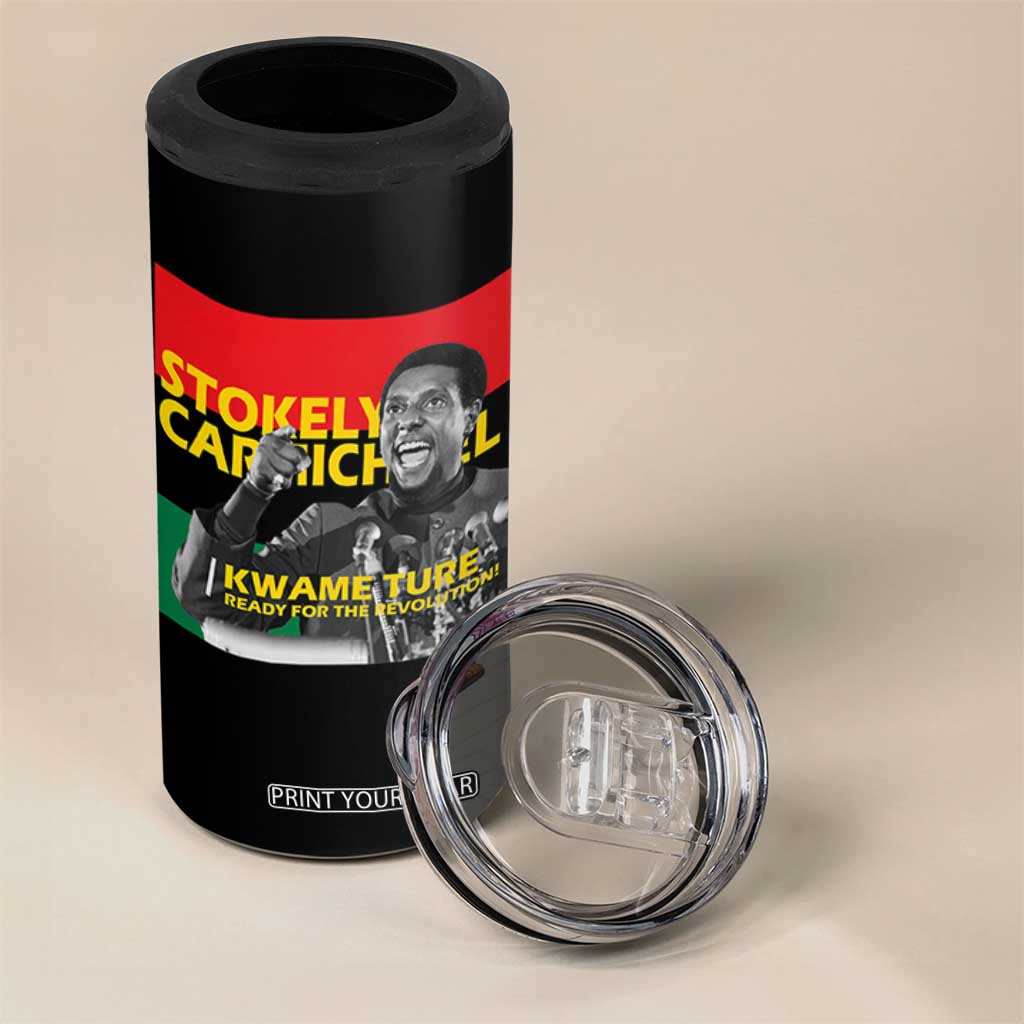Stokely Carmichael Quote 4 in 1 Can Cooler Tumbler Ready For The Revolution Black History Month TS11 Print Your Wear