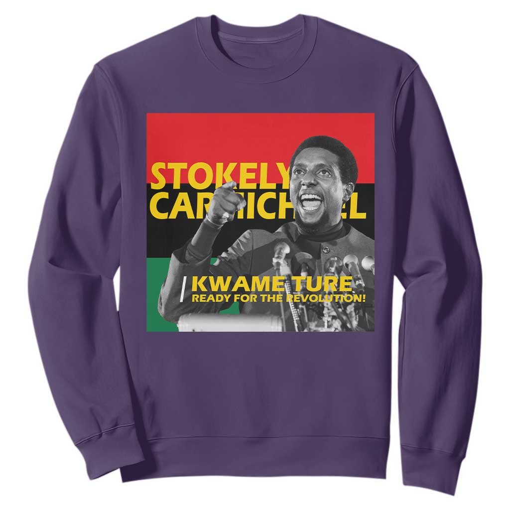 Stokely Carmichael Quote Sweatshirt Ready For The Revolution Black History Month TS11 Purple Print Your Wear