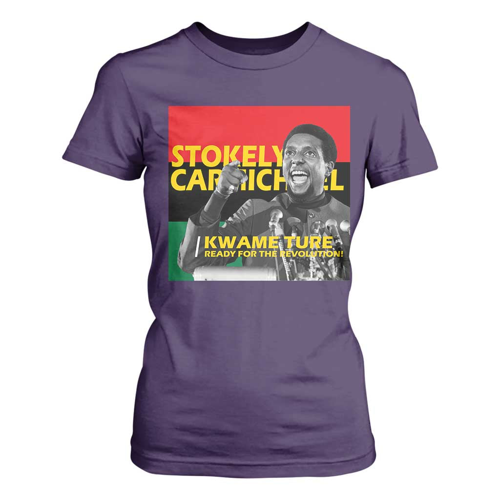 Stokely Carmichael Quote T Shirt For Women Ready For The Revolution Black History Month TS11 Purple Print Your Wear