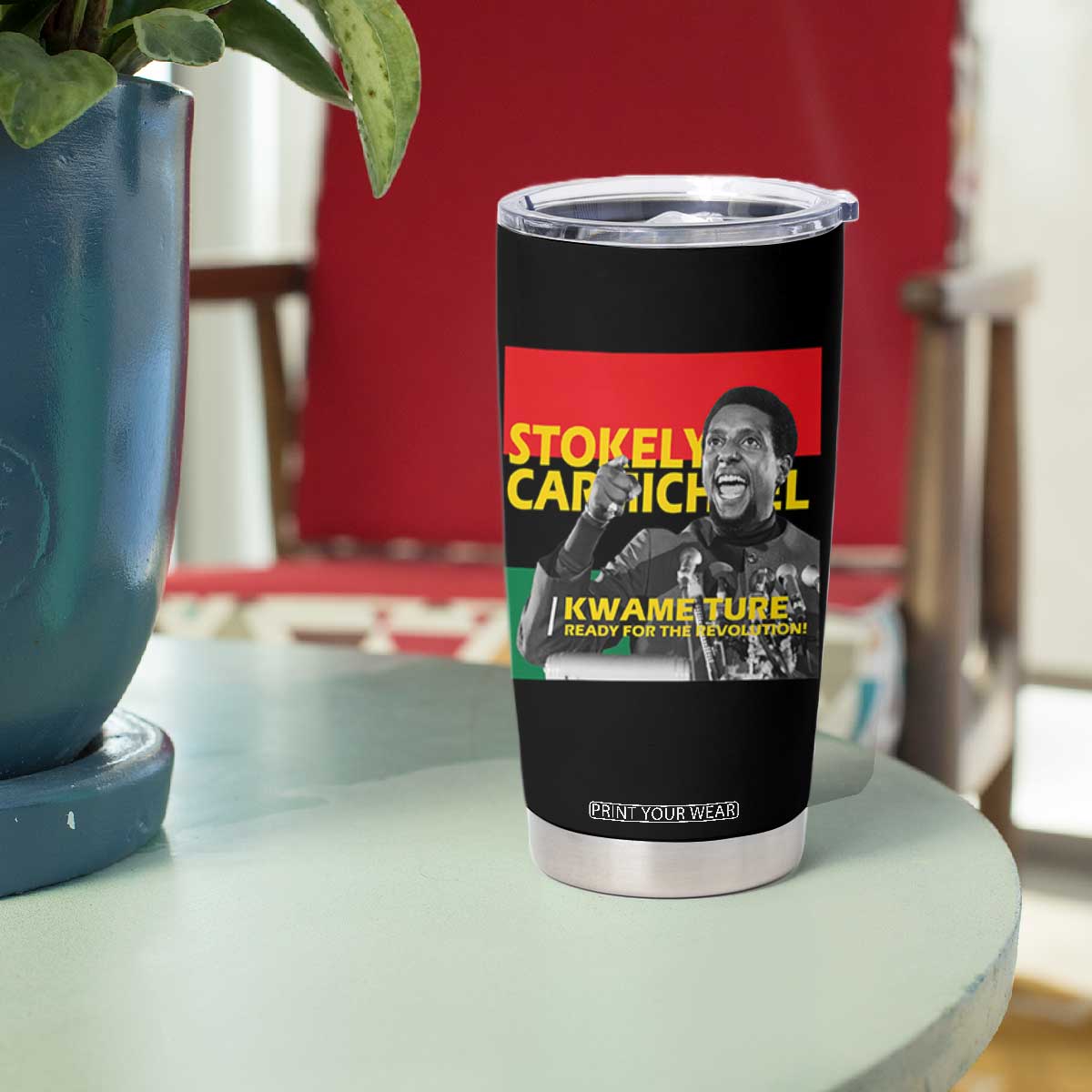 Stokely Carmichael Quote Tumbler Cup Ready For The Revolution Black History Month TS11 Print Your Wear