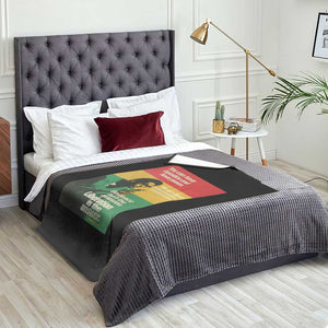 Stokely Carmichael Quote Throw Blanket You Can Have Injustice And Have Peace And Be Enslaved TS11 Print Your Wear