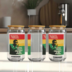 Stokely Carmichael Quote Glass Can You Can Have Injustice And Have Peace And Be Enslaved TS11 Print Your Wear