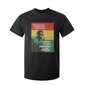 Stokely Carmichael Quote T Shirt For Kid You Can Have Injustice And Have Peace And Be Enslaved TS11 Black Print Your Wear