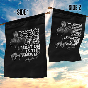 Stokely Carmichael Quote Garden Flag You Can Have Injustice And Have Peace And Be Enslaved Black History Month TS11 Print Your Wear