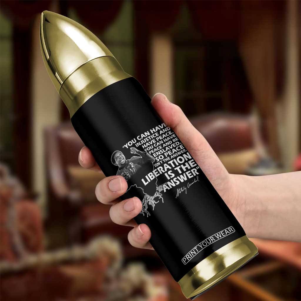 Stokely Carmichael Quote Bullet Tumbler You Can Have Injustice And Have Peace And Be Enslaved Black History Month TS11 Print Your Wear