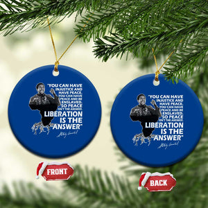 Stokely Carmichael Quote Ceramic Ornament You Can Have Injustice And Have Peace And Be Enslaved Black History Month TS11 1pc Blue Print Your Wear