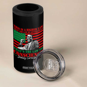 Stokely Carmichael 4 in 1 Can Cooler Tumbler That's The Law Of Conscience American Flag TS11 Print Your Wear