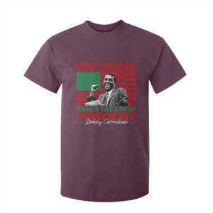 Stokely Carmichael T Shirt For Kid That's The Law Of Conscience American Flag TS11 Maroon Print Your Wear