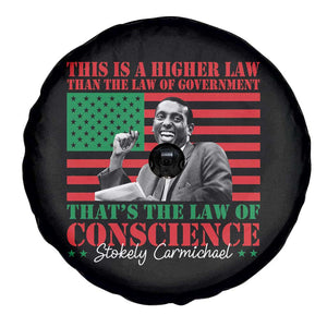 Stokely Carmichael Spare Tire Cover That's The Law Of Conscience American Flag TS11 Print Your Wear