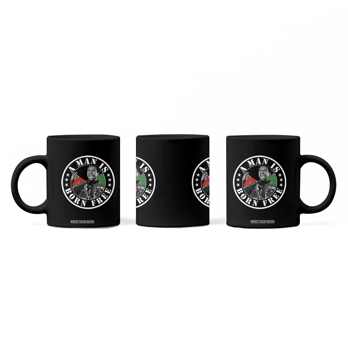 Stokely Carmichael Coffee Mug A Man Is Born Free Kwame Ture Civil Rights Leader TS11 Print Your Wear