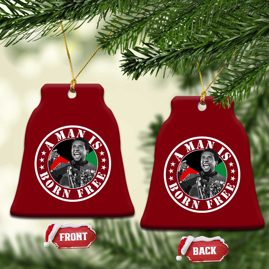 Stokely Carmichael Ceramic Ornament A Man Is Born Free Kwame Ture Civil Rights Leader TS11 Print Your Wear