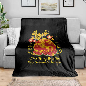 Vietnamese Lunar New Year 2026 Throw Blanket Chuc Mung Nam Moi Tet Holiday Horse Zodiac TS11 Print Your Wear
