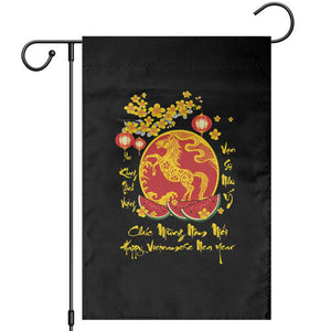 Vietnamese Lunar New Year 2026 Garden Flag Chuc Mung Nam Moi Tet Holiday Horse Zodiac TS11 Black Print Your Wear