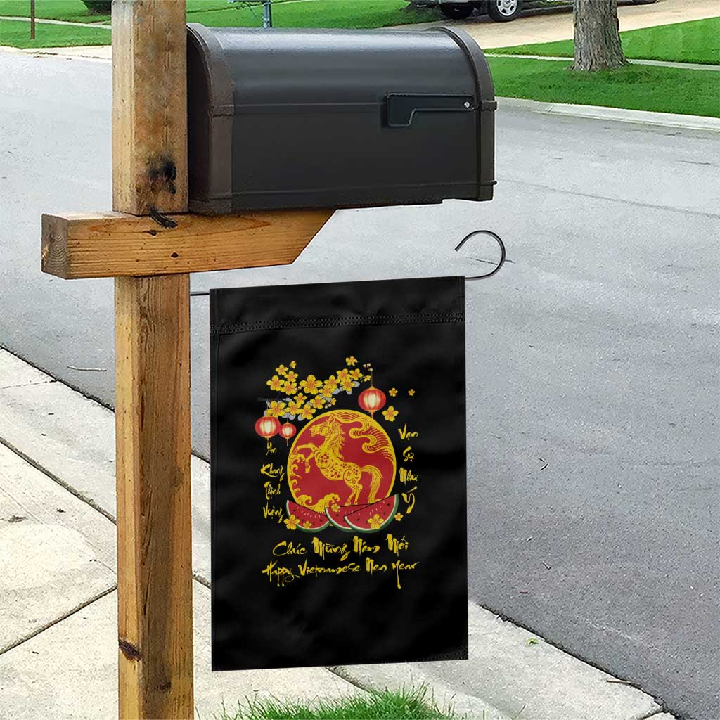 Vietnamese Lunar New Year 2026 Garden Flag Chuc Mung Nam Moi Tet Holiday Horse Zodiac TS11 Print Your Wear